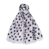 Schal-Sterne-englische Texte - Fox by Ren